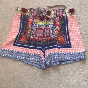 Bebop rayon elastic shorts size small